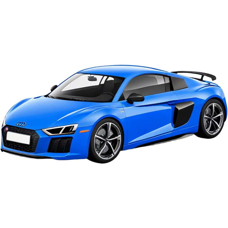 Audi R8 - Audi (Model Year: 2022)(Iconic Blue and Black) emoji