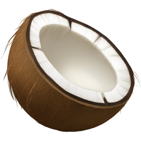 open coconut emoji