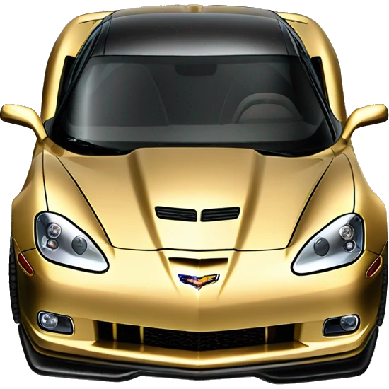 Chevrolet Corvette C6 hard too 2008 Z06 gold emoji