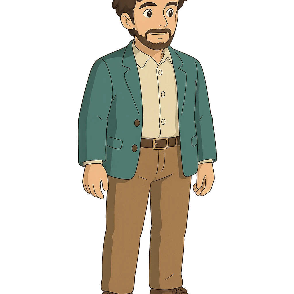 ghibli style man emoji