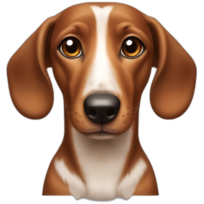 dog  daschund  brown emoji