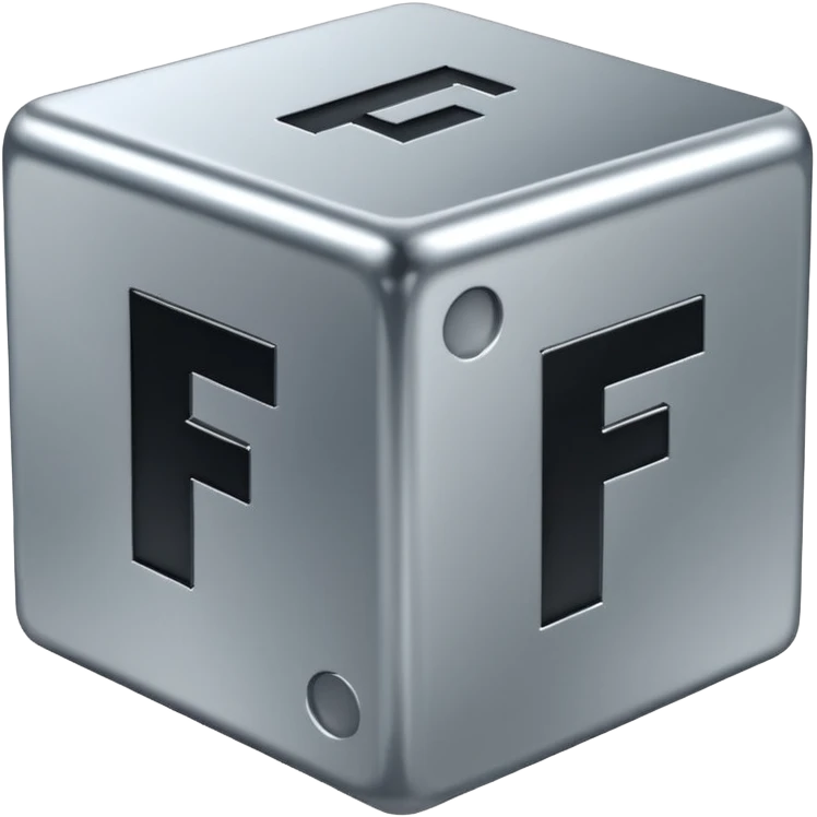 cube with F11# letters on it emoji