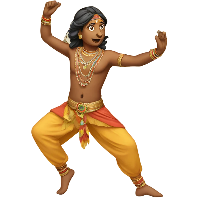 Dancing Indian emoji