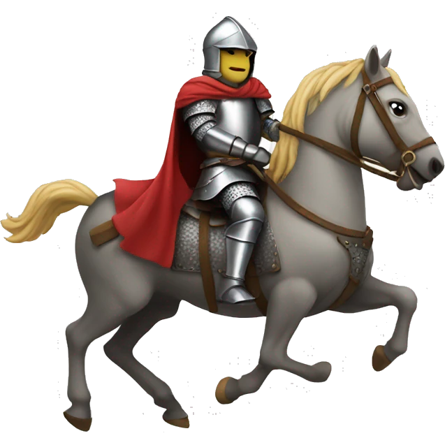 knight riding a  emoji