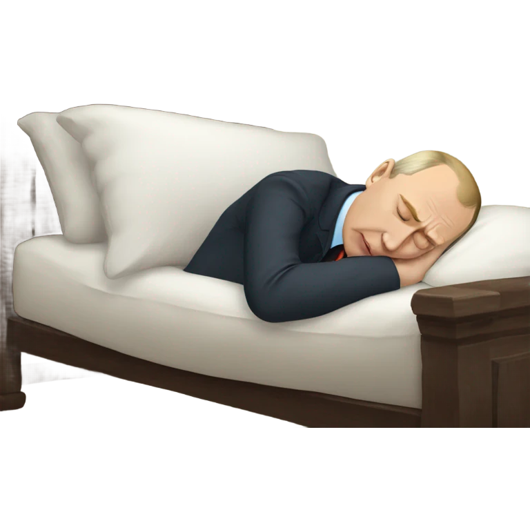 Vladimir Putin sleeping emoji