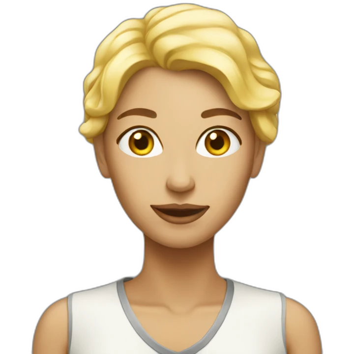 Light woman emoji