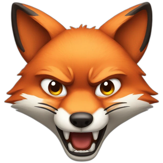 angry fox emoji