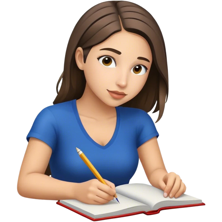 abella danger writing a book emoji