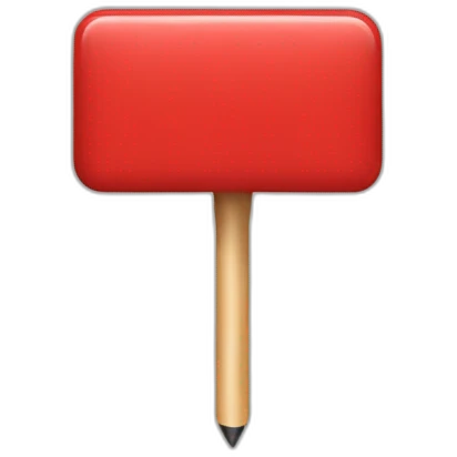 red pin emoji