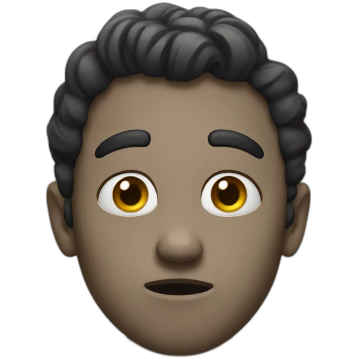 Disbelief unamused emoji