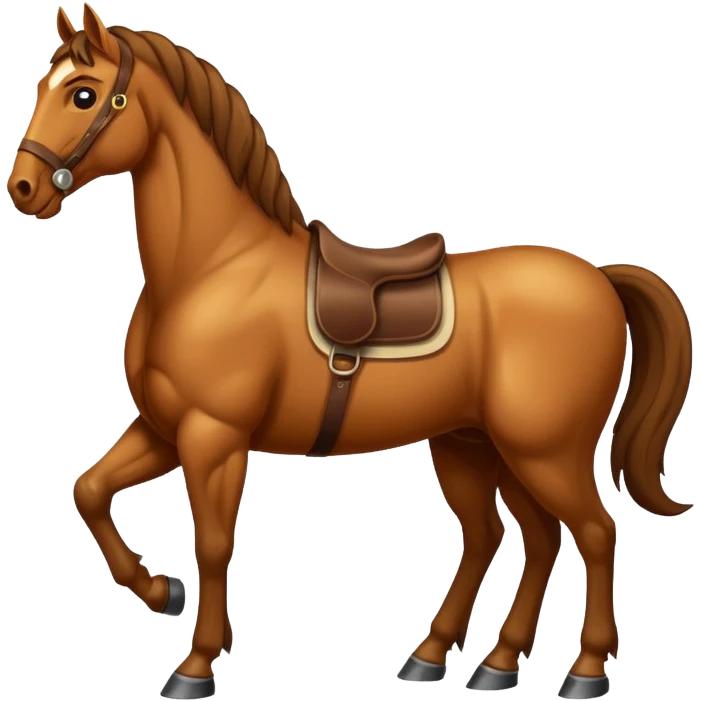 retro horse emoji
