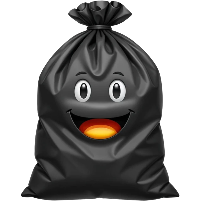 rubbish bag emoji