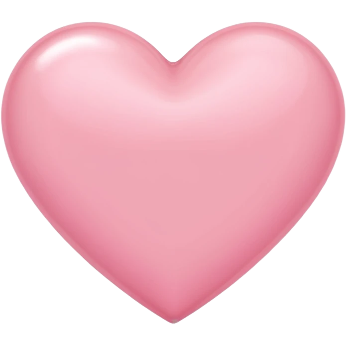 light pink heart emoji