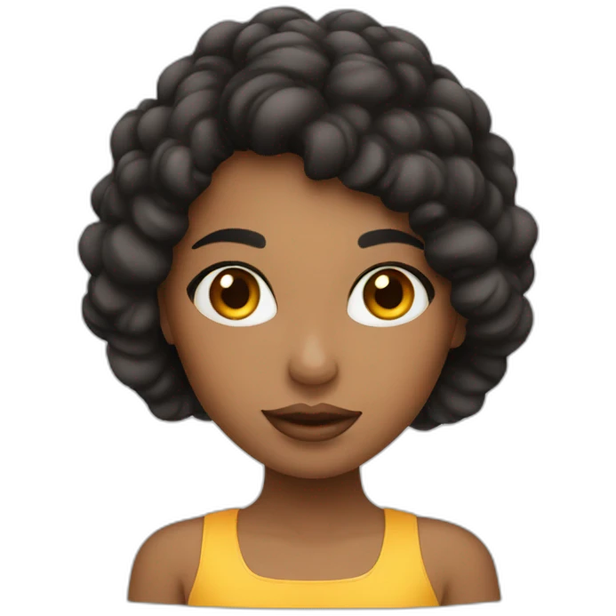 SPANISH GIRL HOLDING MAKEUP BRUSH emoji