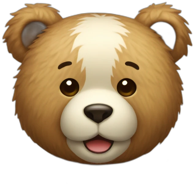 Japanese teddybear emoji