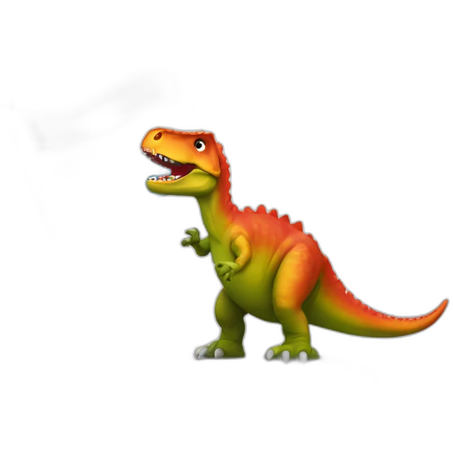 dino-holding-luxembourg-flag emoji