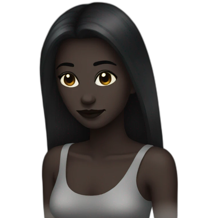 dark aesthetic emoji