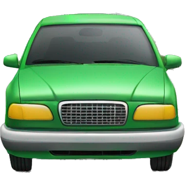 car on road driving to the right emoji