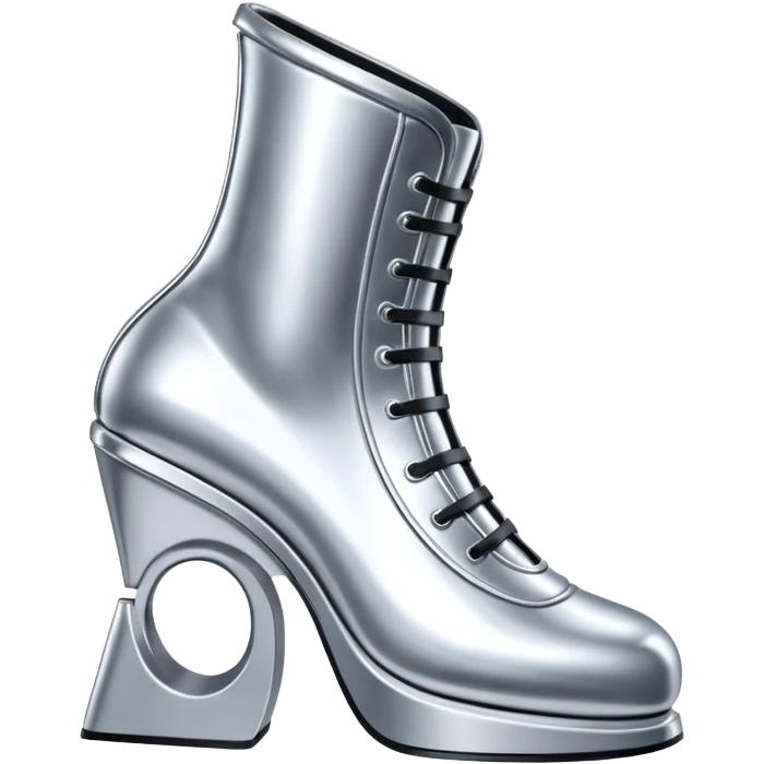 thierry mugler style spam can art shoe sculpture  emoji