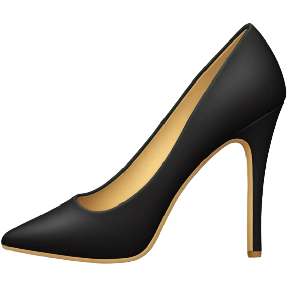 Black high-heeled shoes emoji