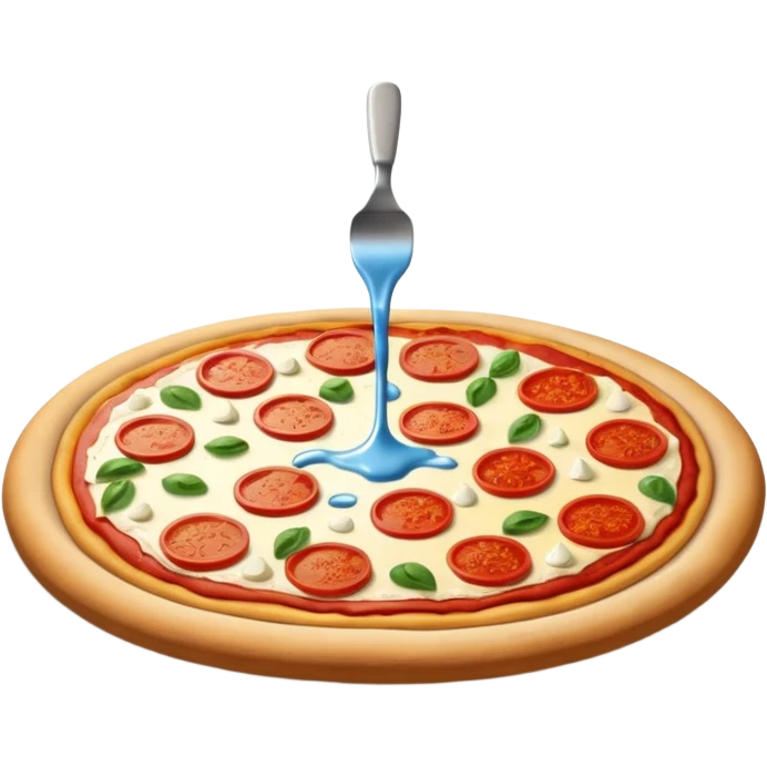 Part de pizza de couleur de la France emoji