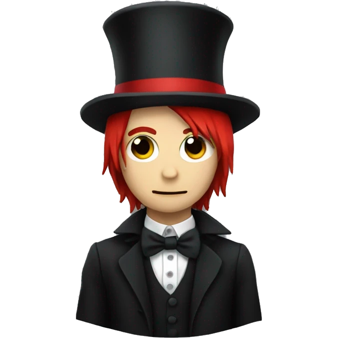 emo with tophat  emoji