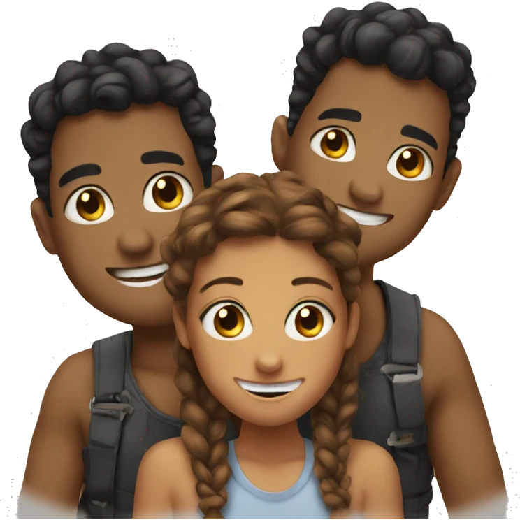 3 best friends  emoji