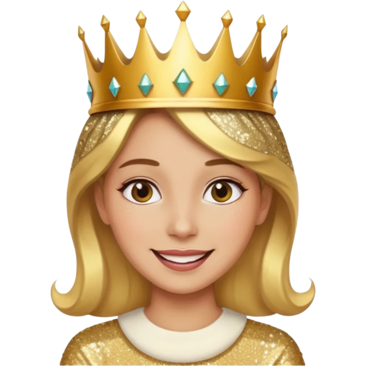 Poop queen emoji