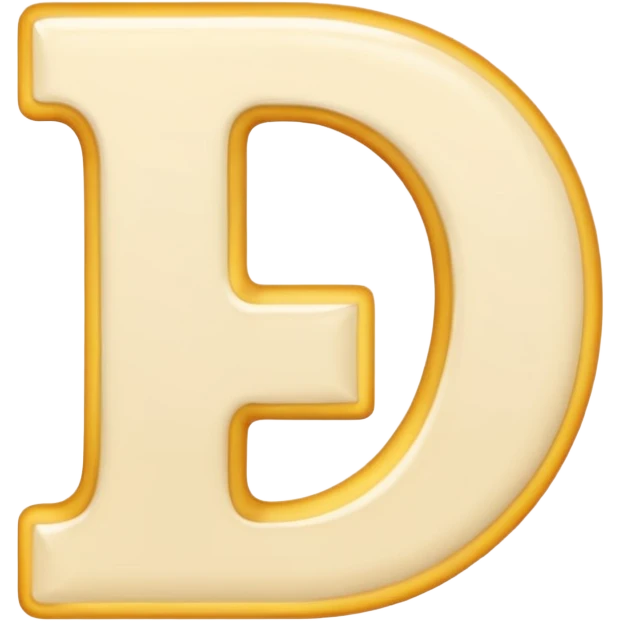 Letter Cream-colored emoji
