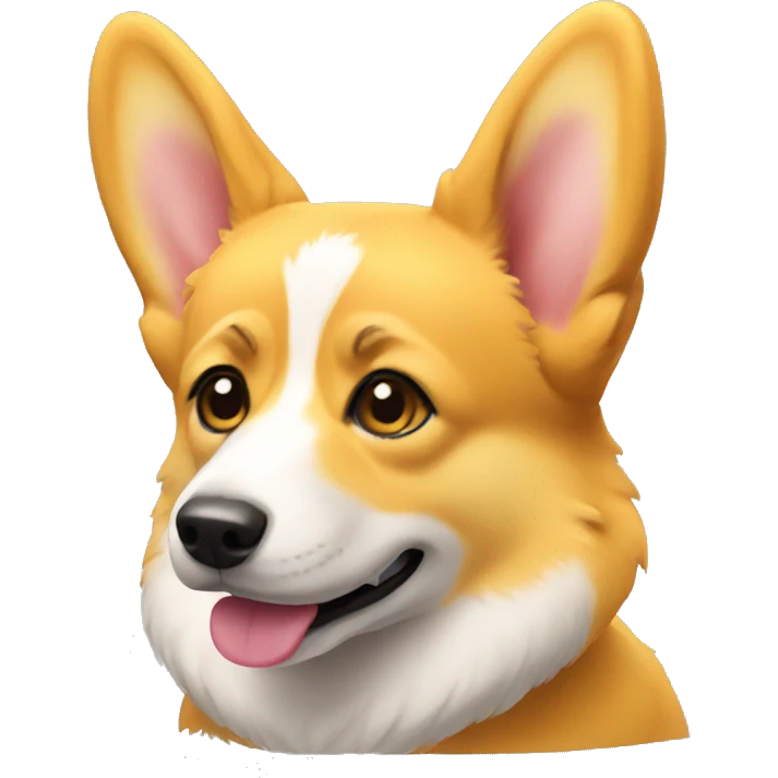 yellow corgi emoji