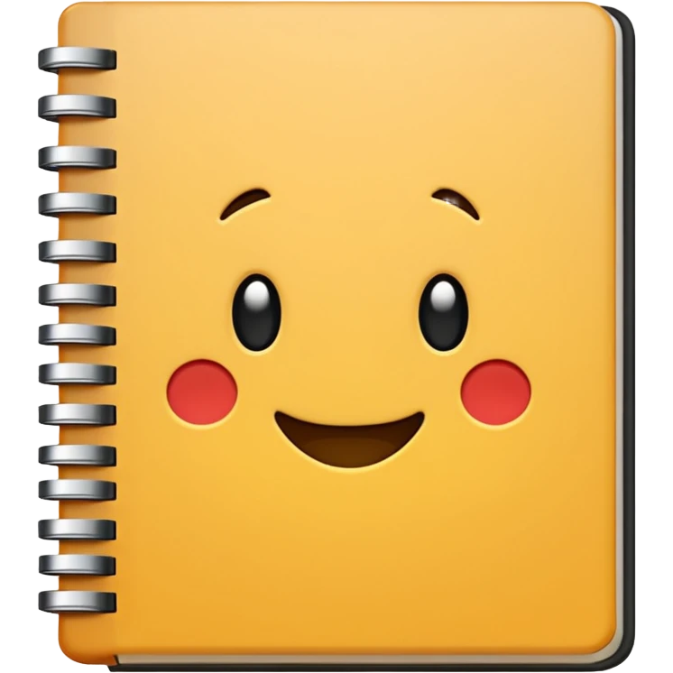 patterned notebook emoji