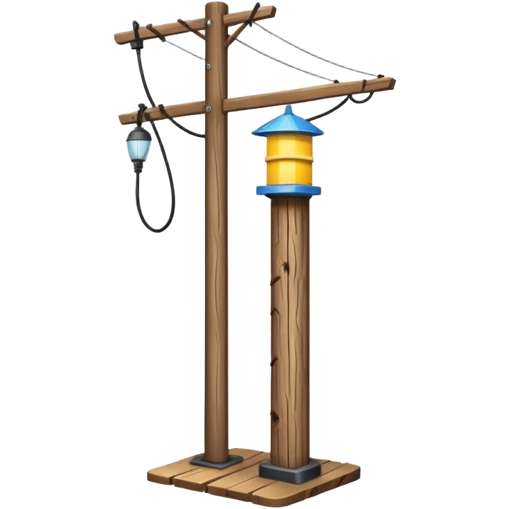 Electric pole emoji