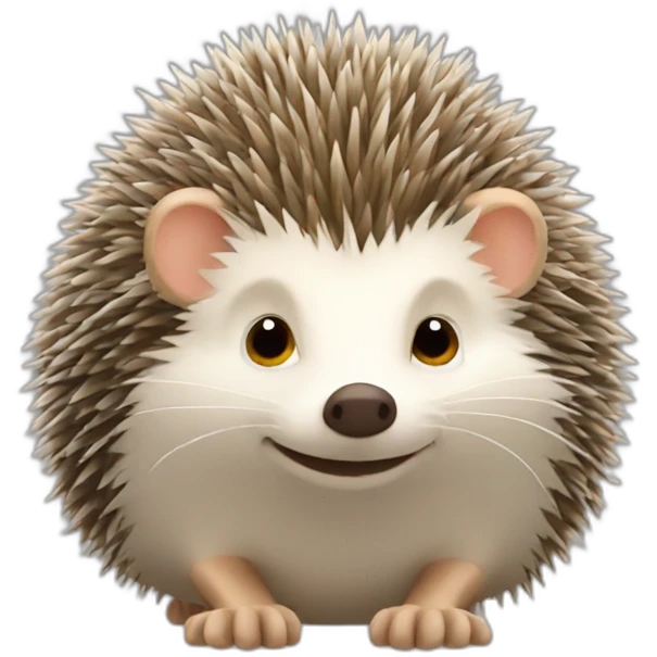 a hedgehog emoji