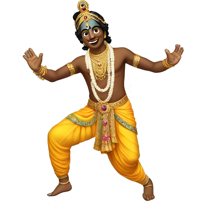 Krishna danc emoji