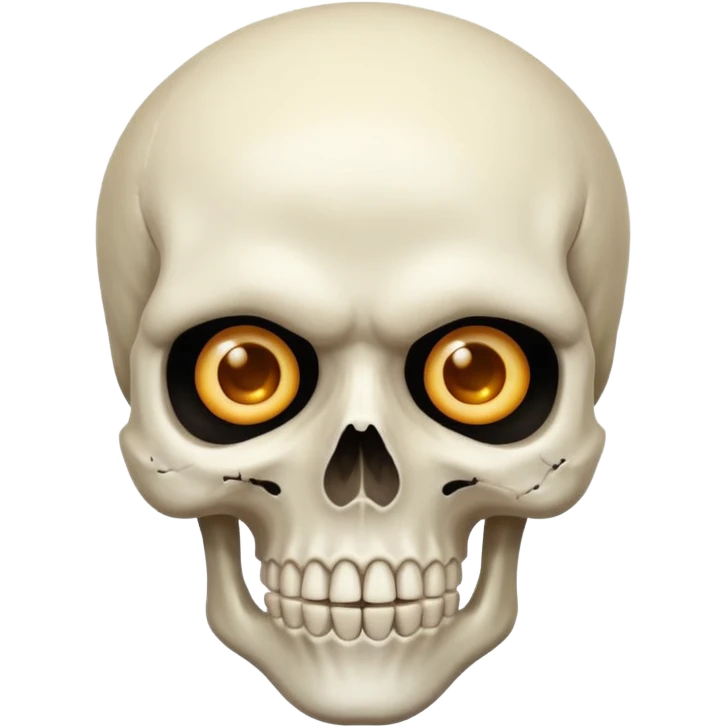 A skull and a shocked in one emoji