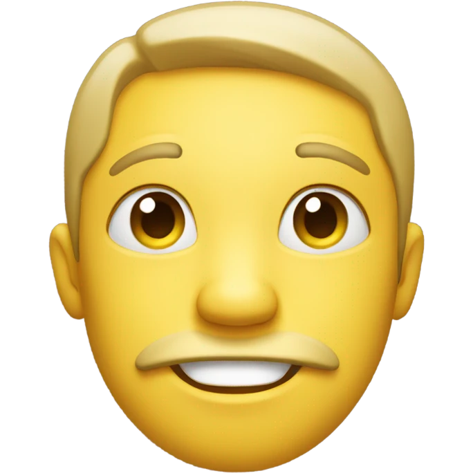 normal yellow face with puffy cheeks emoji