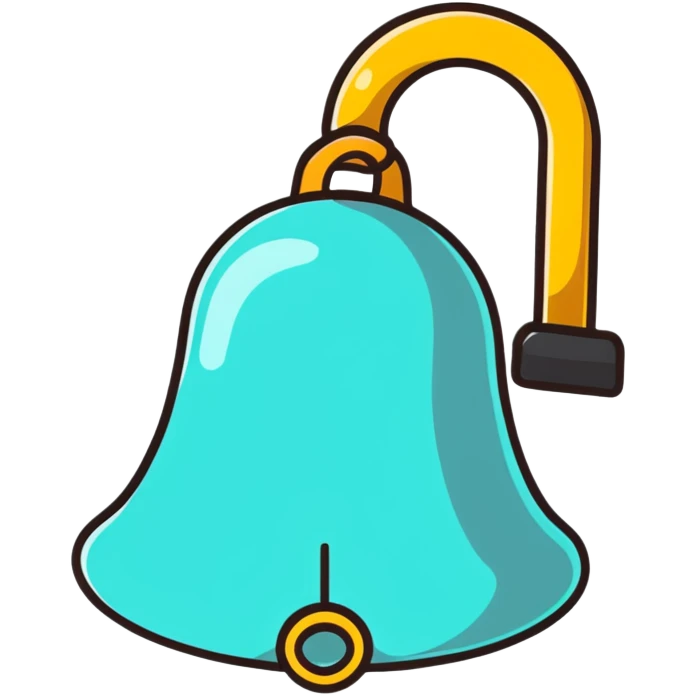 gentle reminder bell with kind reminder appearance emoji