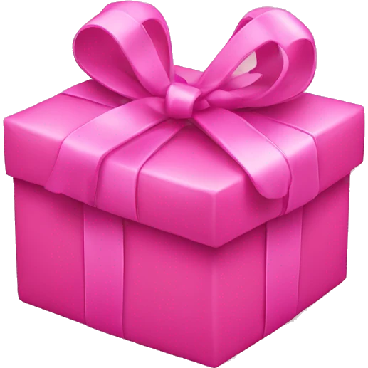 Pink presents emoji