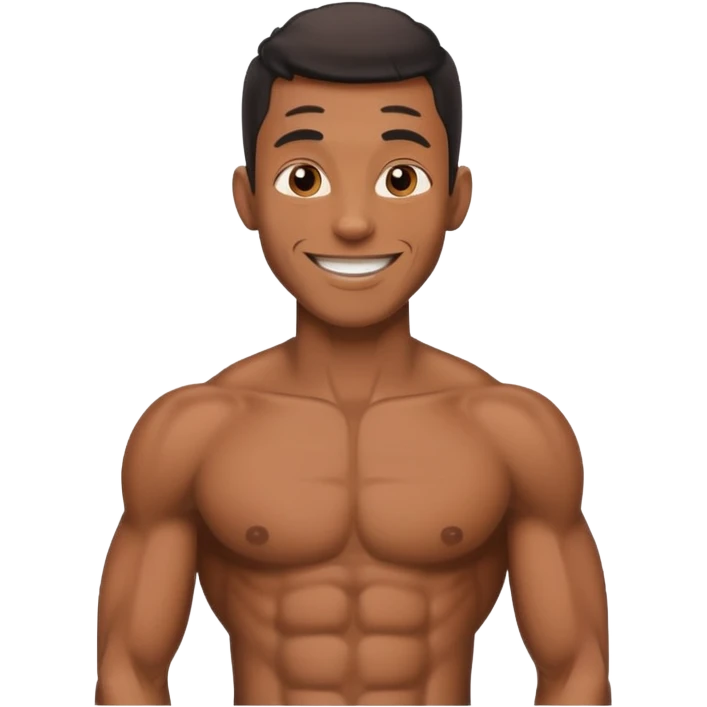 Skinny black man with gyatt emoji
