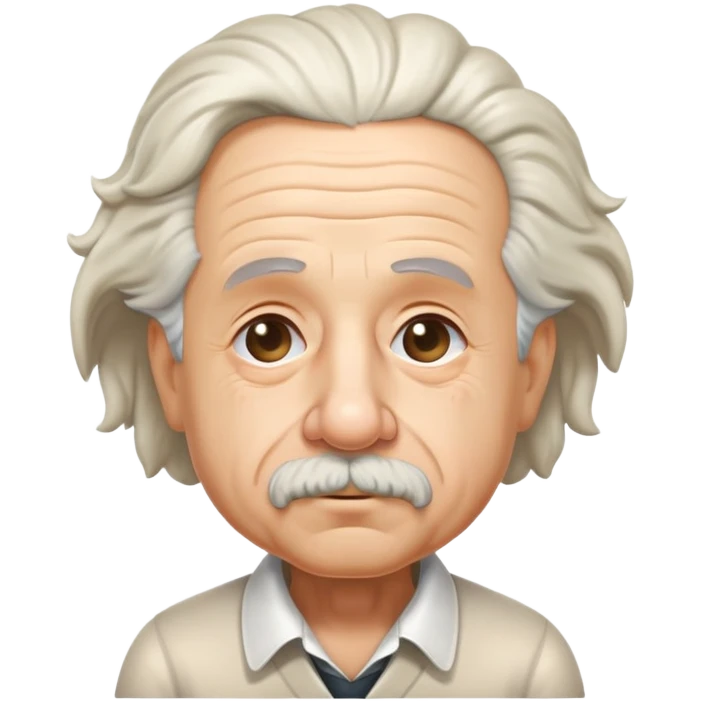 Einstein pooping emoji