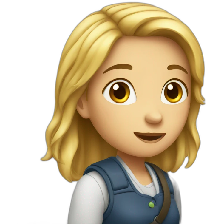 Girl calling emoji