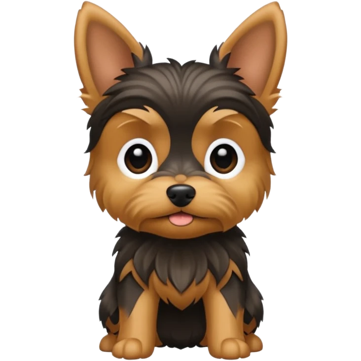 Skinny yorkie emoji