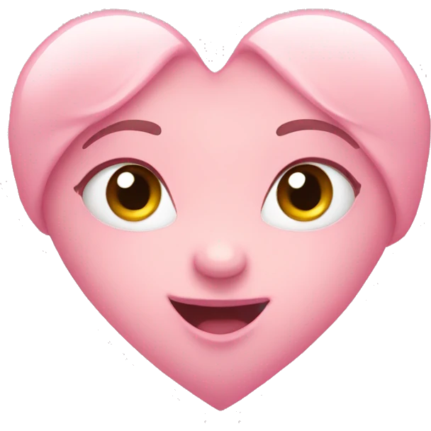 baby pink heart emoji