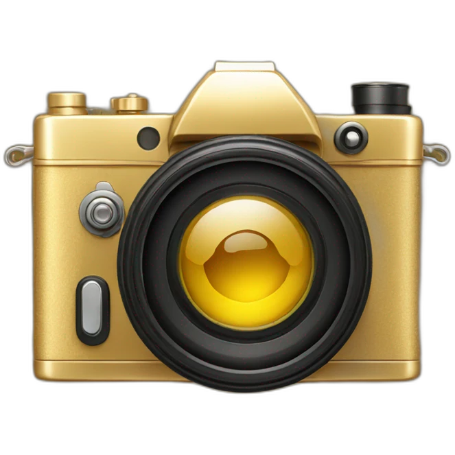 camera gold emoji