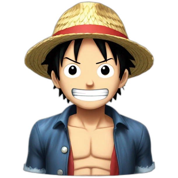 Luffy from one piece emoji