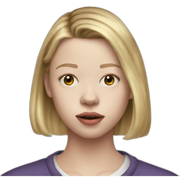 blonde Mia Goth emoji