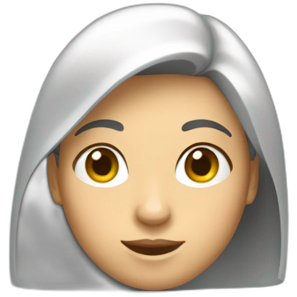 garota comemorando emoji