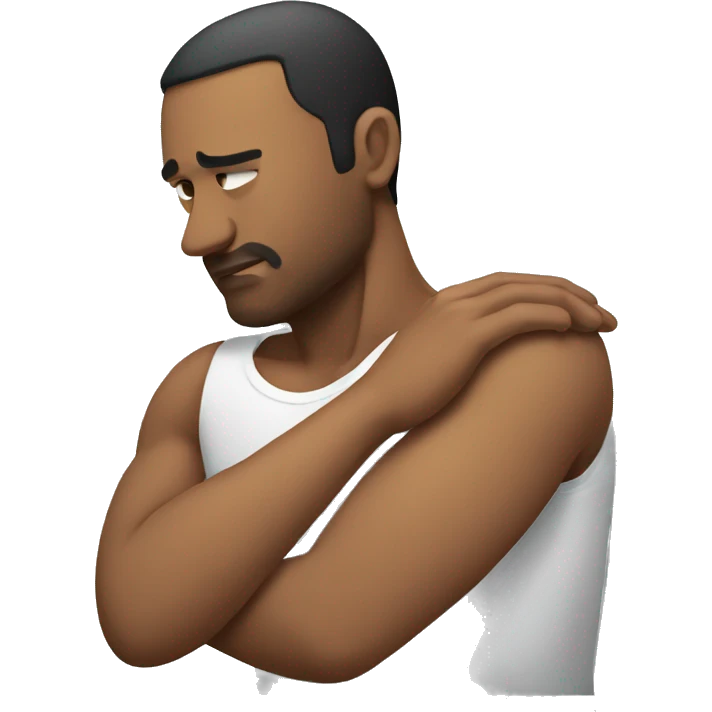 Dislocated shoulder emoji