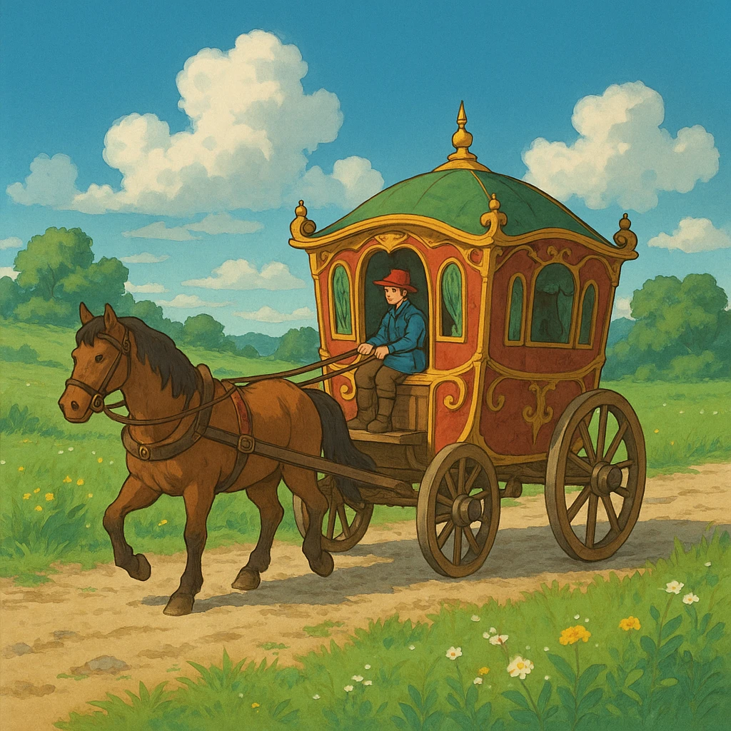 fairy tale medieval carriage emoji
