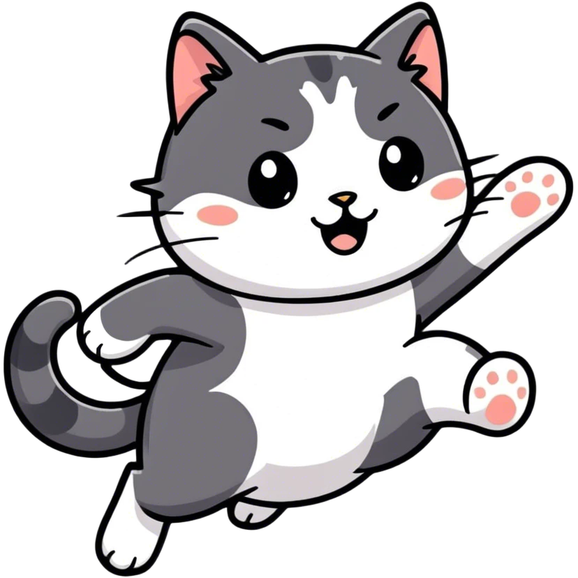 Silly cat emoji